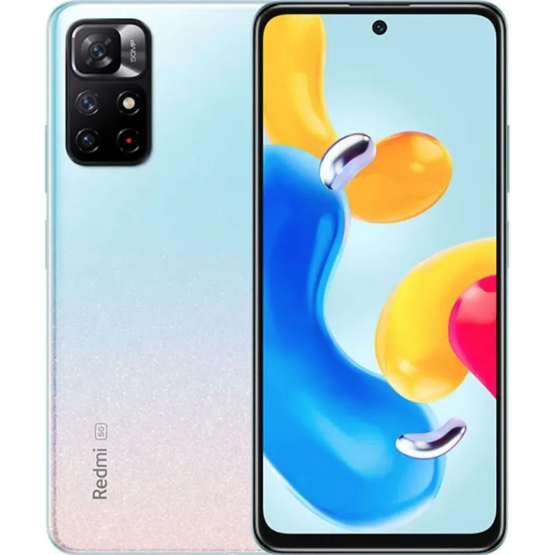 Smartfon Xiaomi Redmi Note 11S 5G 4/128GB Niebiesko-różowy (268013)