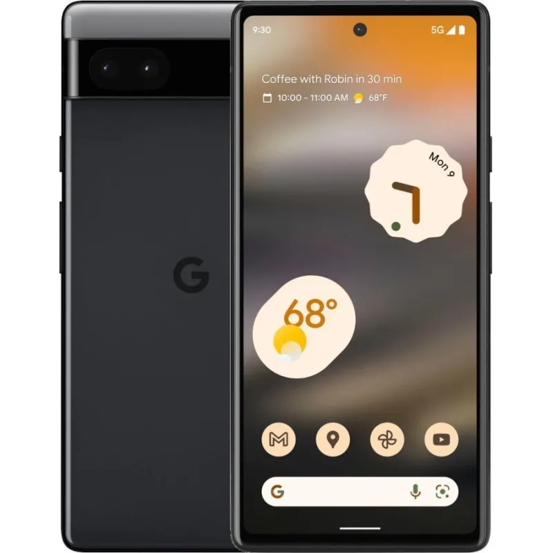 Smartfon Pixel 6a 5G 6/128GB Czarny (Pixel 6a Charcoal 128)