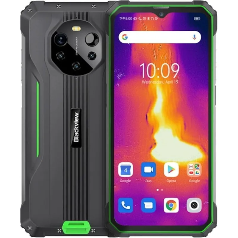 Smartfon Blackview BL8800 Pro 5G 8/128GB Czarno-zielony (69315483080030)