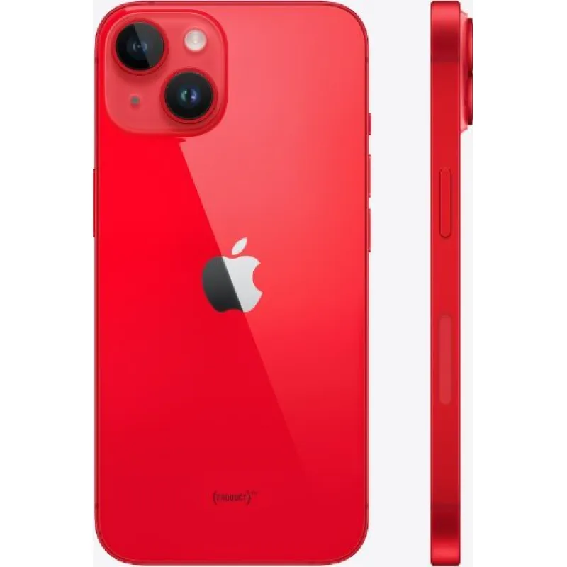 Smartfon Apple iPhone 14 128GB RED (MPVA3)