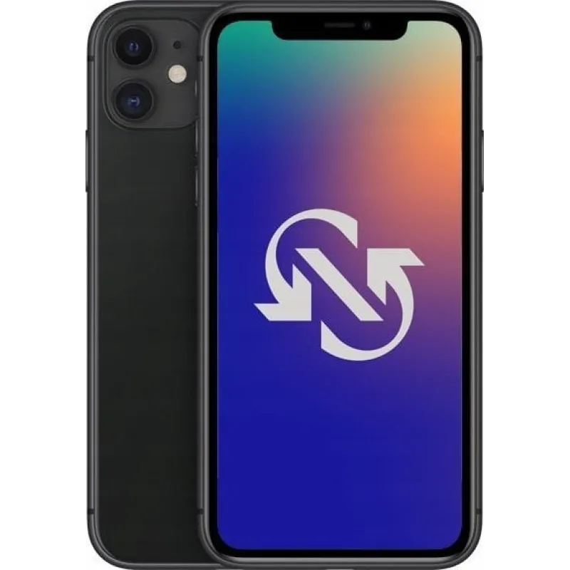 Smartfon Apple iPhone 11 4/128GB Czarny + szkło (Refurbished by Nanowo)