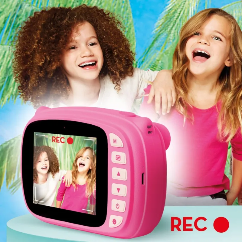 Aparat cyfrowy Lisciani Barbie print cam różowy