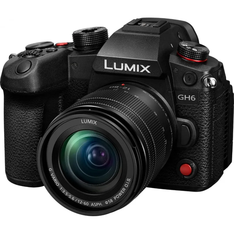 Aparat Panasonic Lumix GH6 + G Vario 12-60 mm f/3.5-5.6 ASPH. Power O.I.S. (DC-GH6ME)