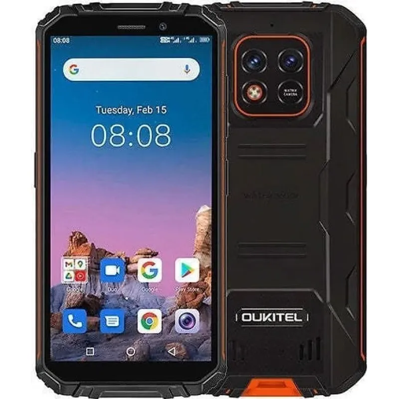 Smartfon Oukitel WP18 4/32GB Czarno-pomarańczowy (WP18-OE/OL)