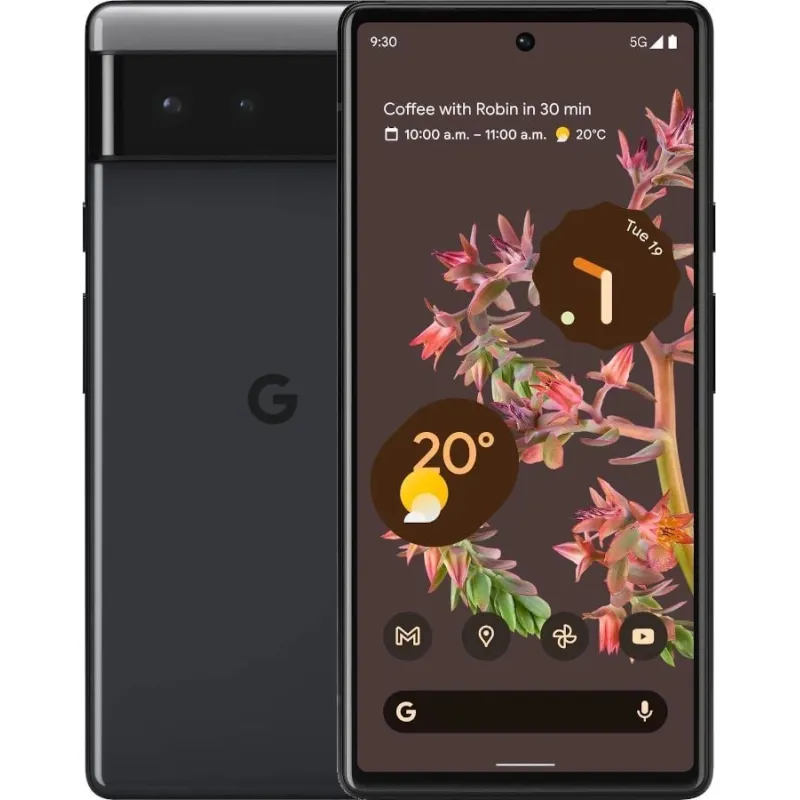 Smartfon Pixel 6 5G 8/128GB Czarny (Pixel 6 5G-Stormy Black)