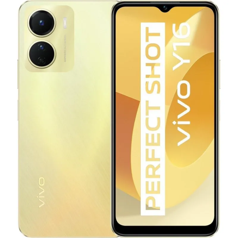 Smartfon Vivo Y16 4/128GB Złoty (69351178552020)