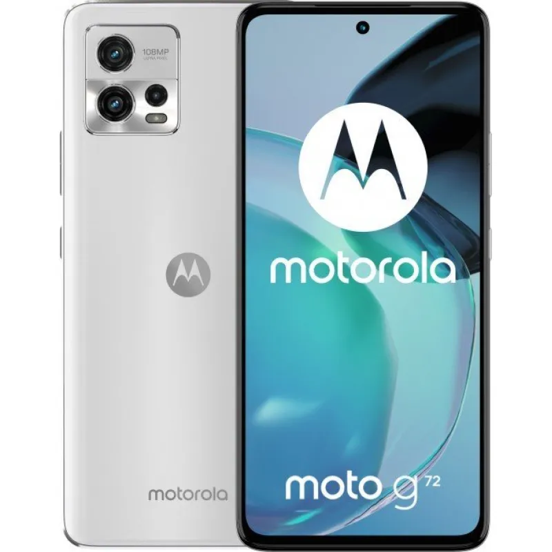 Smartfon Motorola Moto G72 8/128GB Biały (PAVG0014PL)