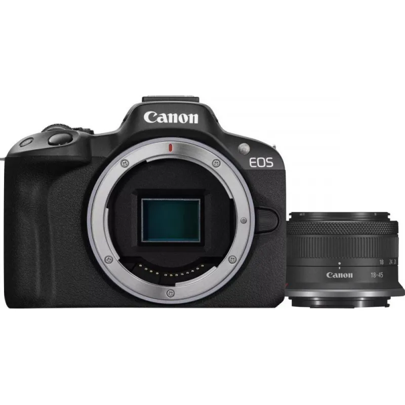 Aparat Canon EOS R50 czarny + RF-S 18-45mm f/4.5-6.3 IS STM (5811C013)