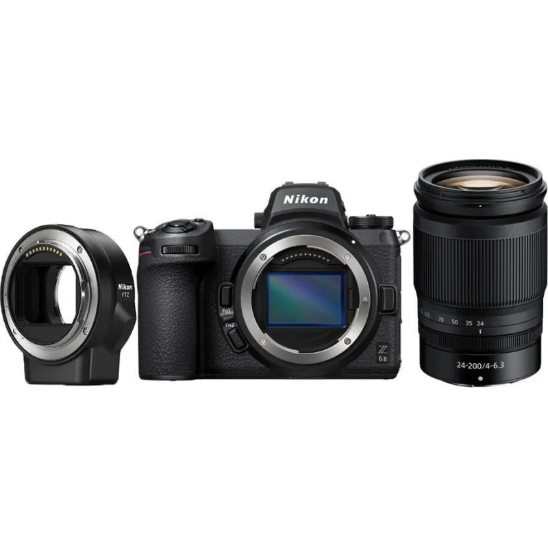 Aparat Nikon Z6 II + 24-200 mm f/4-6.3 VR + adapter FTZ II (VOA060K005)