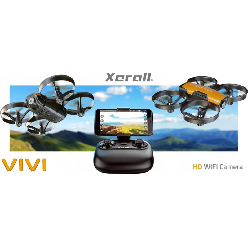 Dron Xerall XERALL-VIVI, Dron z kamerą HD 720p (FPV), 2,4 GHz