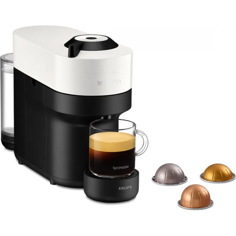 Ekspres na kapsułki Krups Nespresso Vertuo Pop Coconut White XN9201