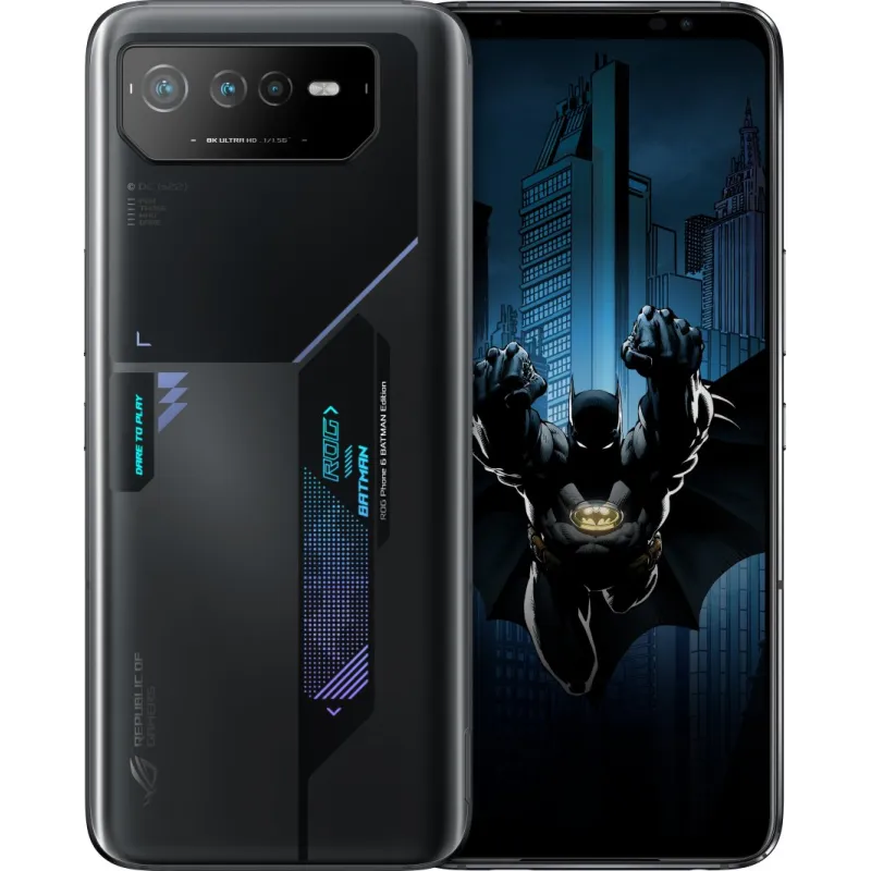 Smartfon Asus ROG Phone 6 Batman 5G 12/256GB Czarny (90AI00D6-M00110)