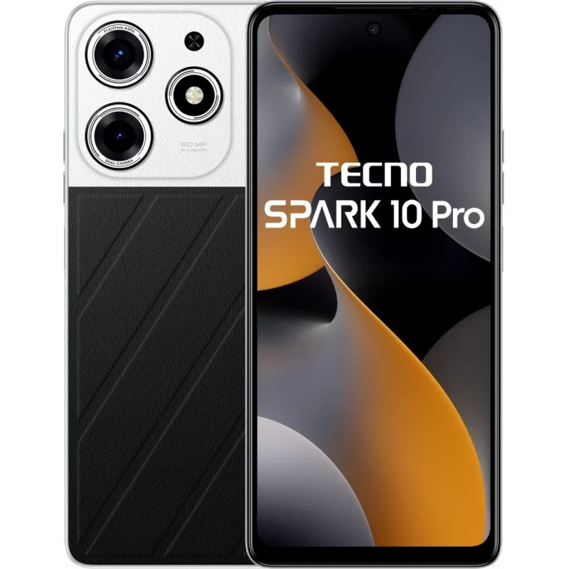 Smartfon Tecno Spark 10 Pro 8/256GB Czarno-srebrny (Lunar Eclipse KI7)