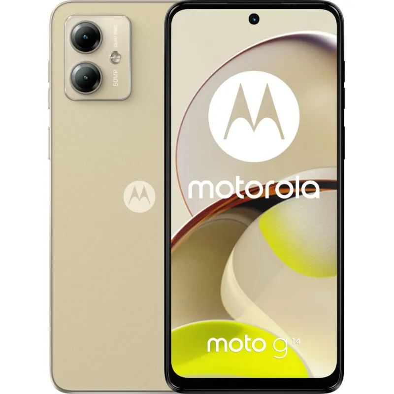 Smartfon Motorola Moto G14 4/128GB Kremowy (PAYF0002SE)