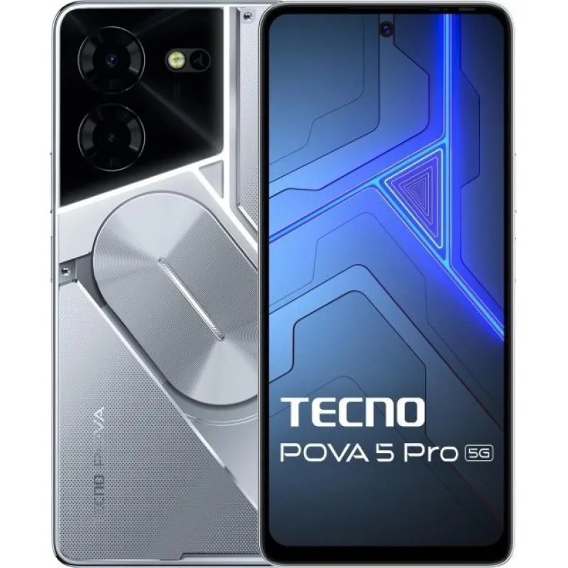 Smartfon Tecno Pova 5 Pro 5G 8/256GB Srebrny (LH8n 256+8 Silver Fantasy)