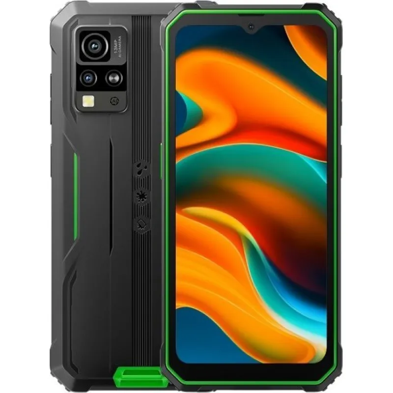 Smartfon Blackview BV4800 3/64GB Czarno-zielony (BV4800GREEN)