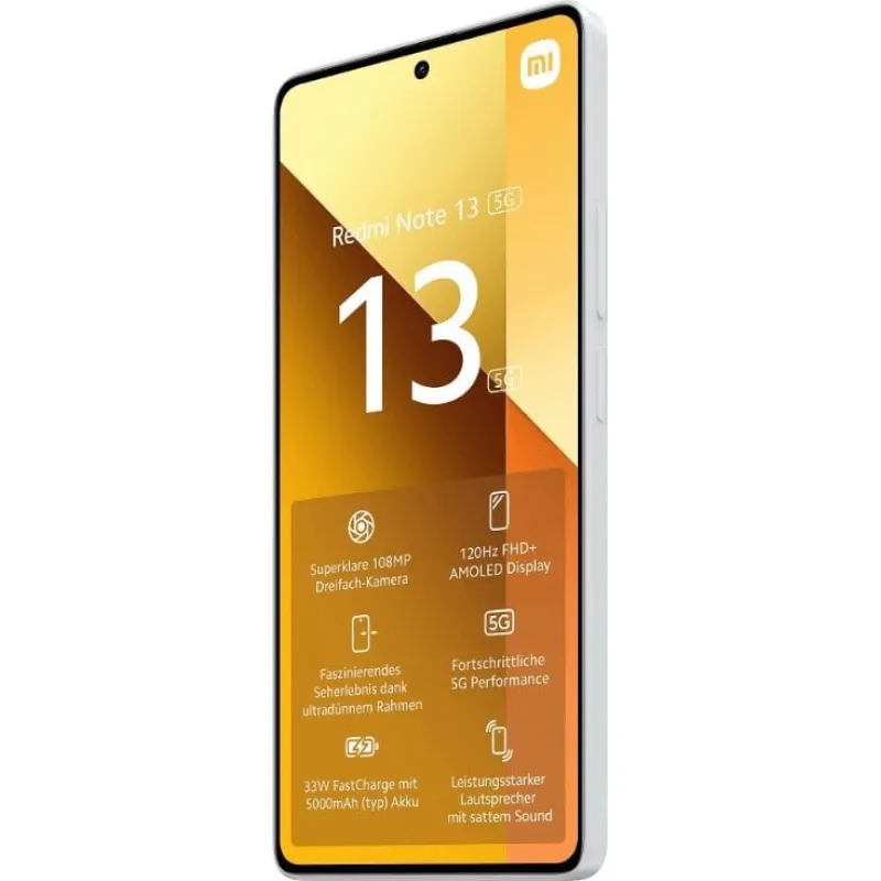 Smartfon Xiaomi Redmi Note 13 5G 8/256GB Biały (51357)