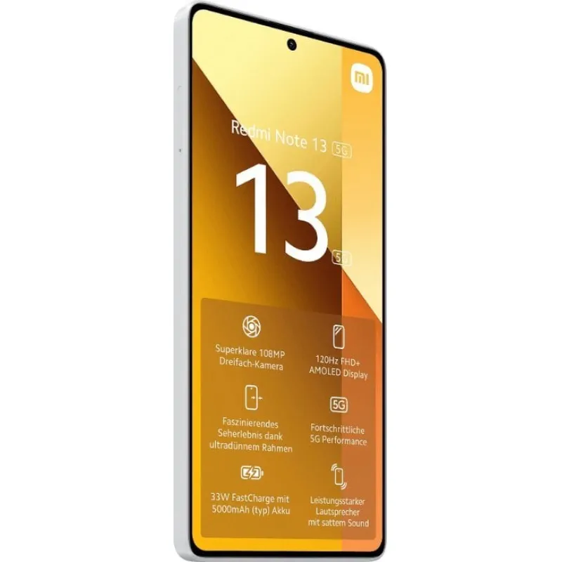 Smartfon Xiaomi Redmi Note 13 5G 8/256GB Biały (51357)