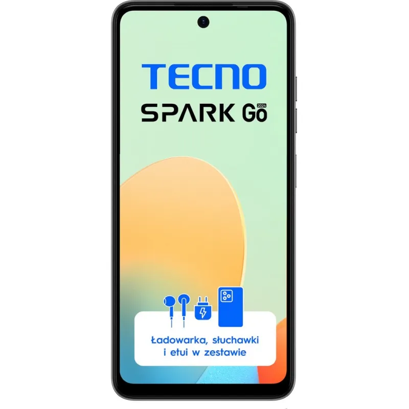 Smartfon Tecno Spark Go 2024 4/128GB Czarny (BG6_128+4_GB)