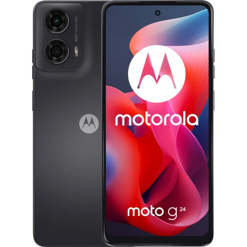 Smartfon Motorola Moto G24 8/128GB Grafitowy (PB180018PL)