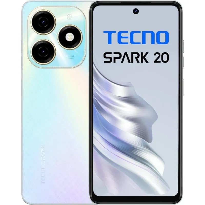 Smartfon Tecno Spark 20 8/256GB Biały (KJ5n_256+8_CW)