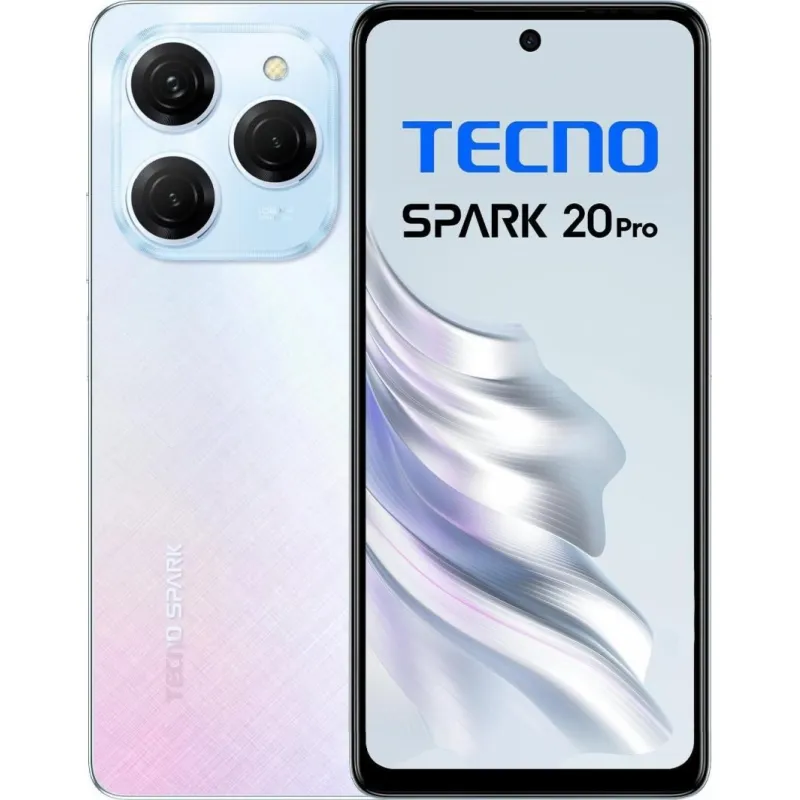 Smartfon Tecno Spark 20 Pro 8/256GB Biały (KJ6_256+8_FI)