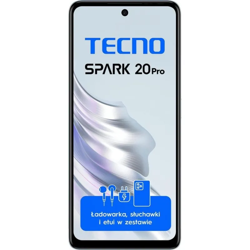 Smartfon Tecno Spark 20 Pro 8/256GB Biały (KJ6_256+8_FI)