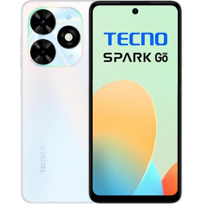 Smartfon Tecno Spark Go 2024 4/128GB Biały (BG6_128+4_MW)