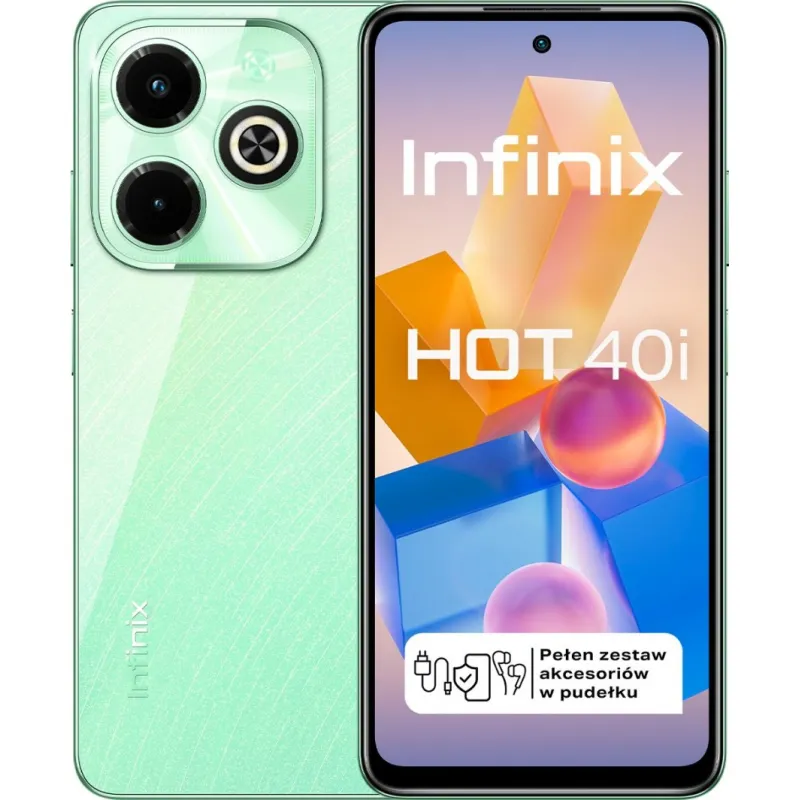 Smartfon Infinix Hot 40i 8/256GB Zielony (INFINIXHOT40IGREEN)