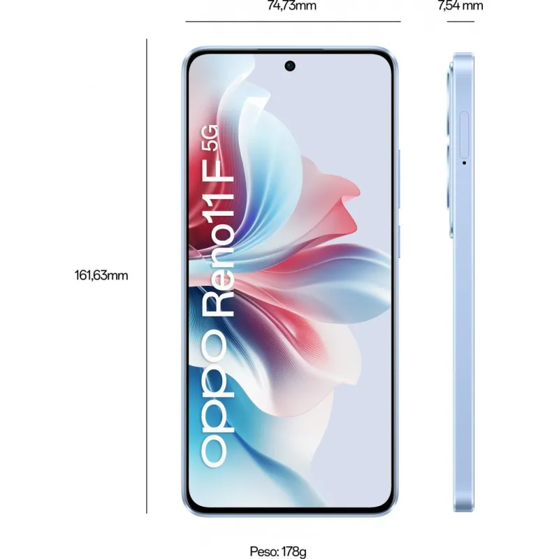 Smartfon Oppo Reno 11F 5G 8/256GB Niebieski (CPH2603)