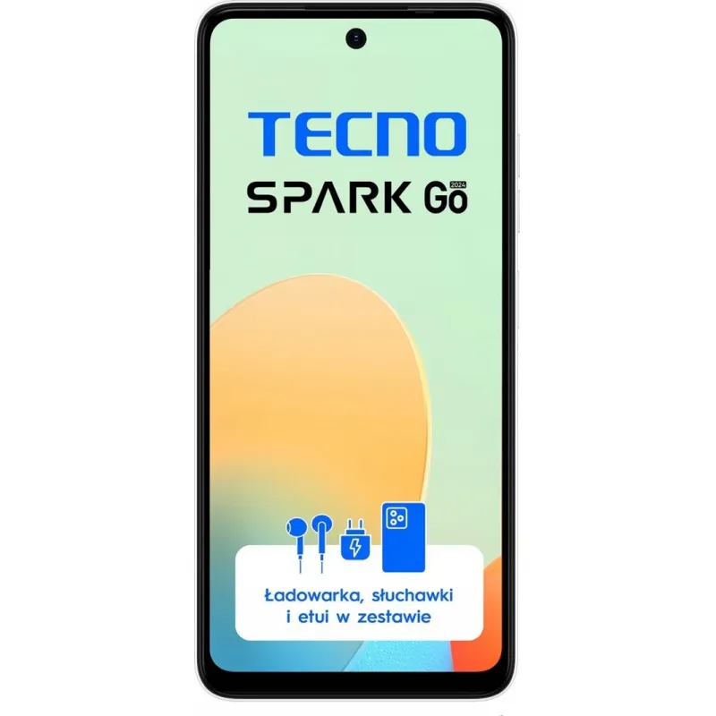 Smartfon Tecno Spark Go 2024 4/64GB Biały (BG6_64+4_MW)