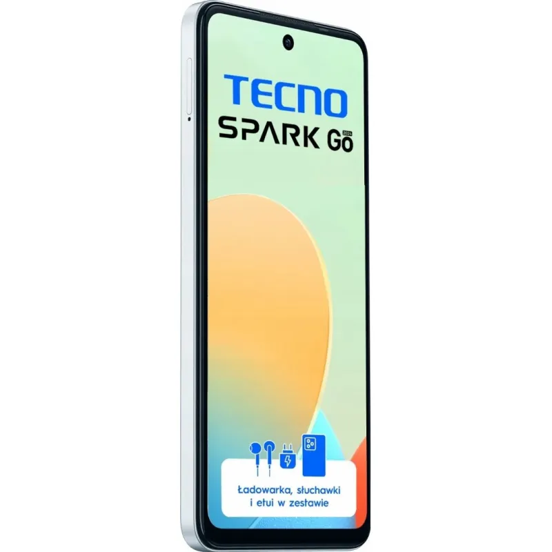 Smartfon Tecno Spark Go 2024 4/64GB Biały (BG6_64+4_MW)