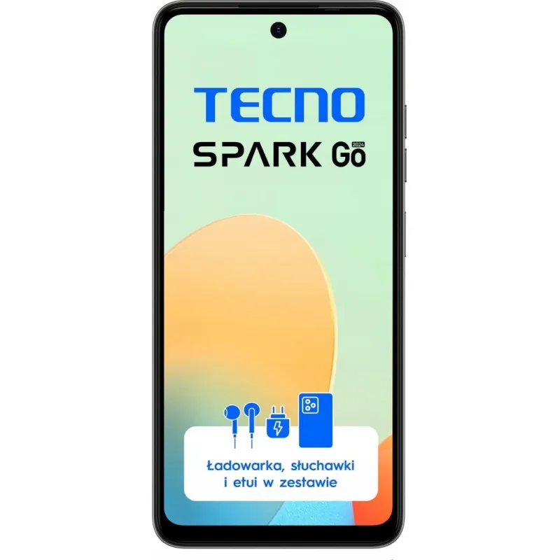 Smartfon Tecno Spark Go 2024 4/64GB Czarny (BG6_64+4_GB)