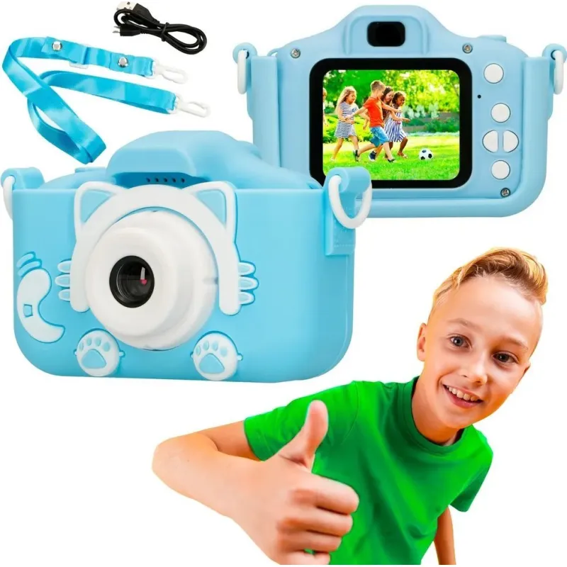 Aparat cyfrowy ExtraLink Xinjia Kids Camera H27 niebieski