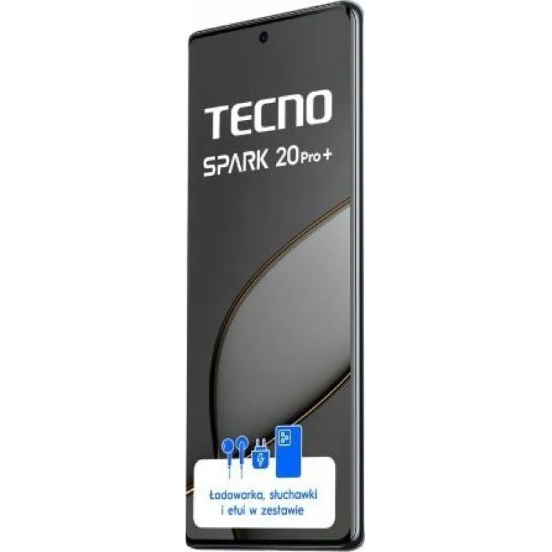 Smartfon Tecno Spark 20 Pro+ 8/256GB Grafitowy (4894947019111)