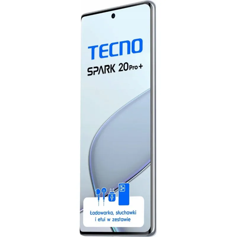 Smartfon Tecno Spark 20 Pro+ 8/256GB Biały (4894947019128)