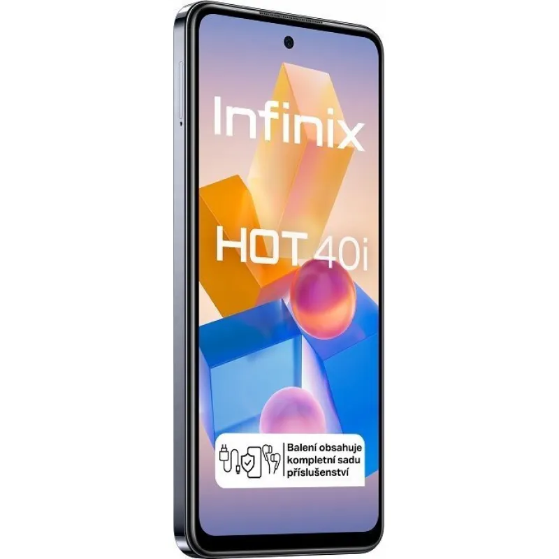 Smartfon Infinix Hot 40i 4/128GB Czarny (I/X6528B/4-128/STARLIT BLACK)