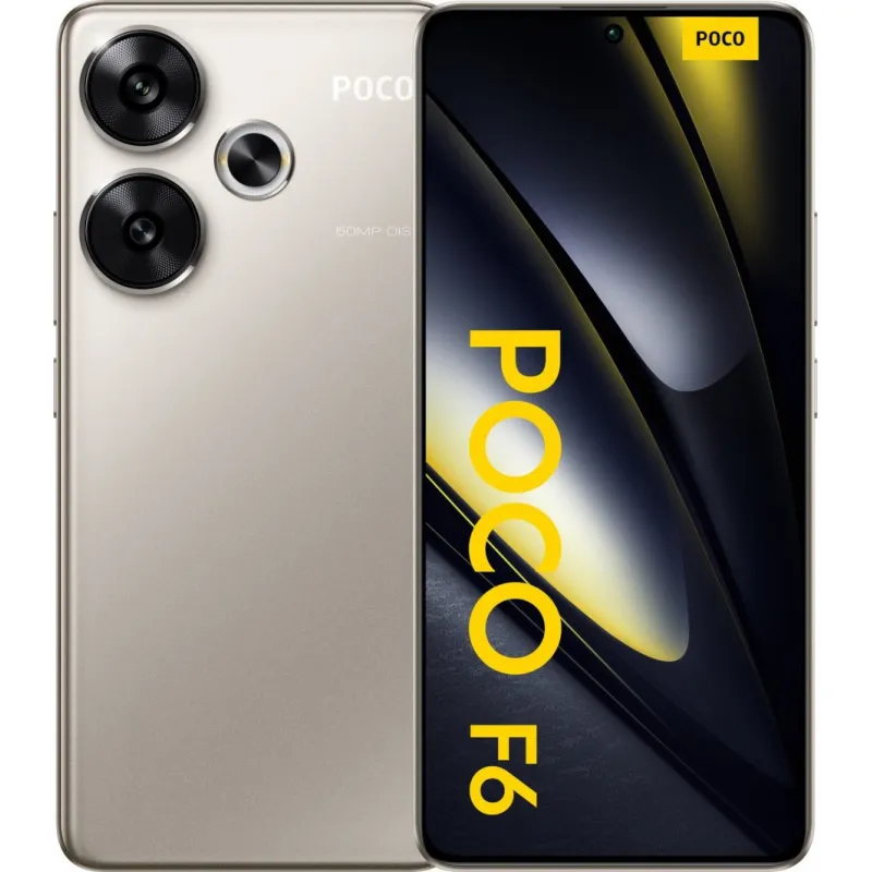 Smartfon POCO F6 5G 12/512GB Tytanowy (MZB0H9EEU)