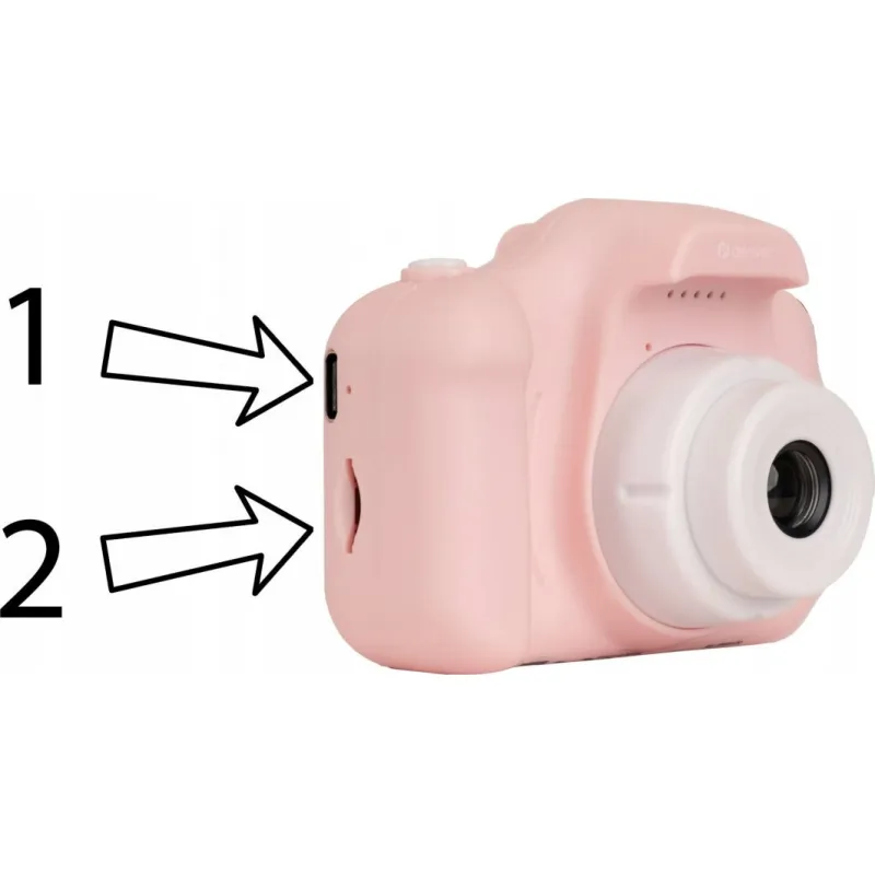 Aparat cyfrowy Denver Denver KCA-1340 pink Kids camera