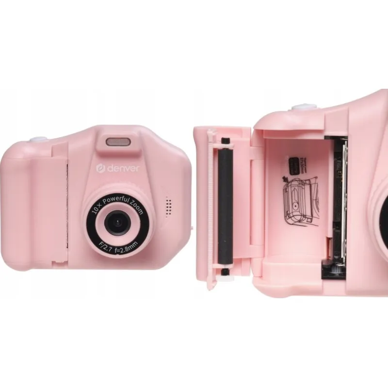 Aparat cyfrowy Denver Denver KPC-1370 pink Kids camera with printer