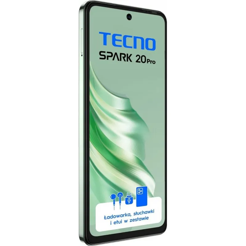 Smartfon Tecno Spark 20 Pro 8/256GB Zielony (KJ6_256+12_MSG)