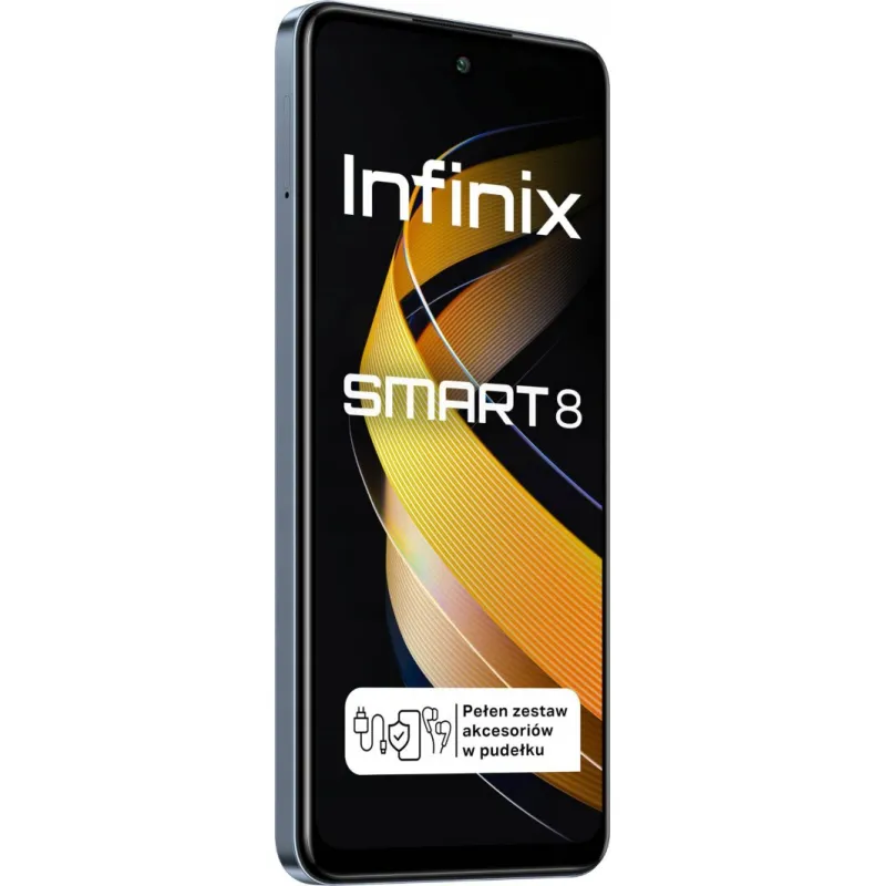 Smartfon Infinix Smart 8 3/64GB Czarny (I/X6525/3-64/TIMBER BLACK)