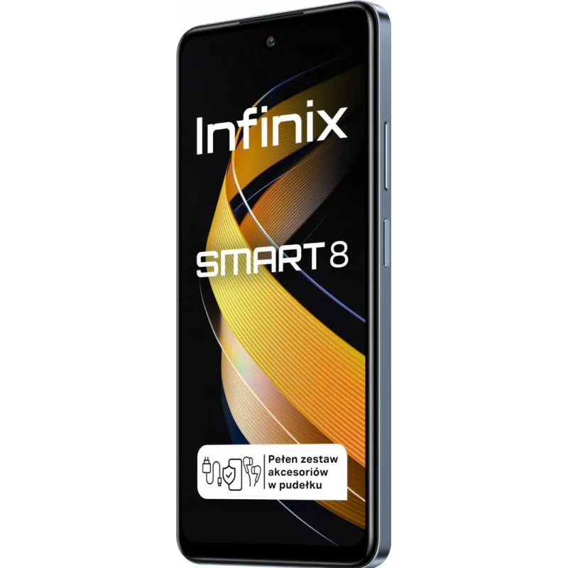 Smartfon Infinix Smart 8 3/64GB Czarny (I/X6525/3-64/TIMBER BLACK)