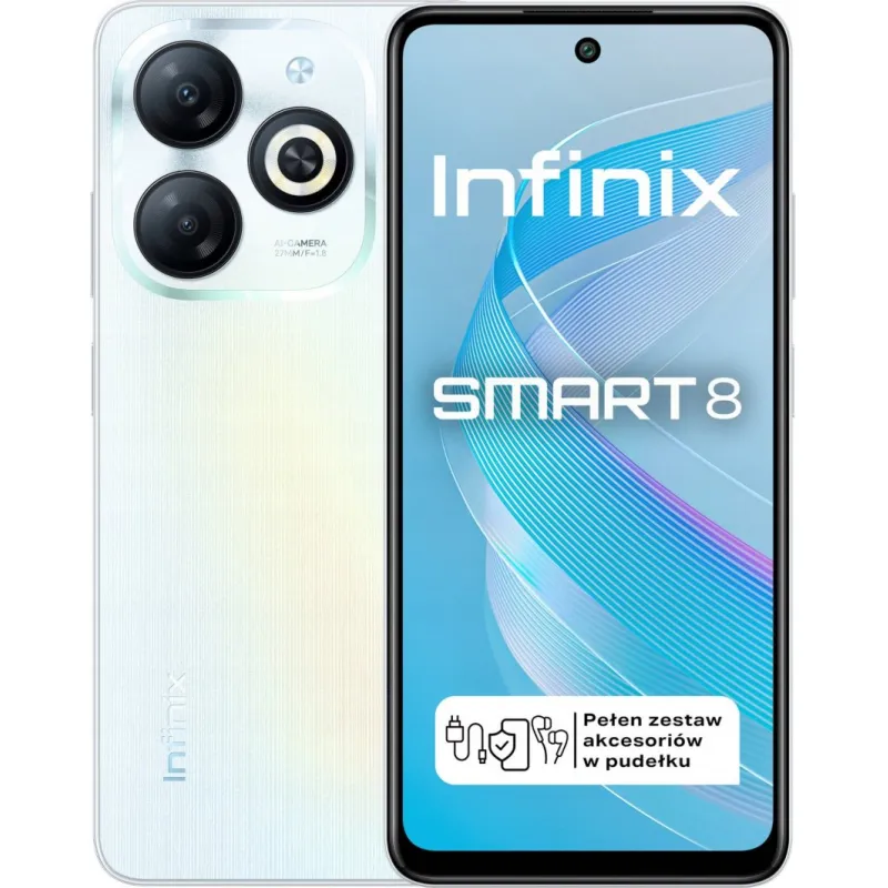 Smartfon Infinix Smart 8 3/64GB Biały (35096)