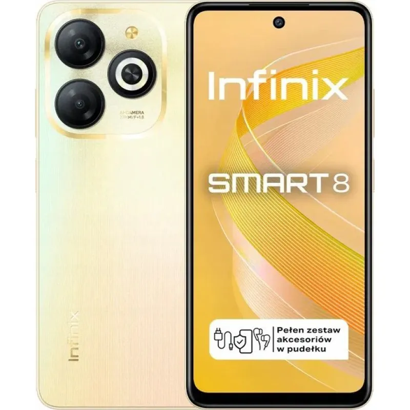 Smartfon Infinix Smart 8 3/64GB Pomarańczowy (35209)