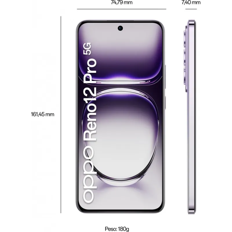 Smartfon Oppo Reno 12 Pro 12/512GB Srebrny (110010234128)