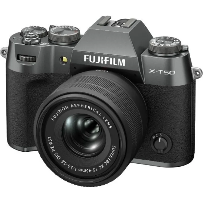 Lustrzanka Fujifilm FUJIFILM X-T50/XC15-45mmF3.5-5.6 OIS PZ Charcoal Silver