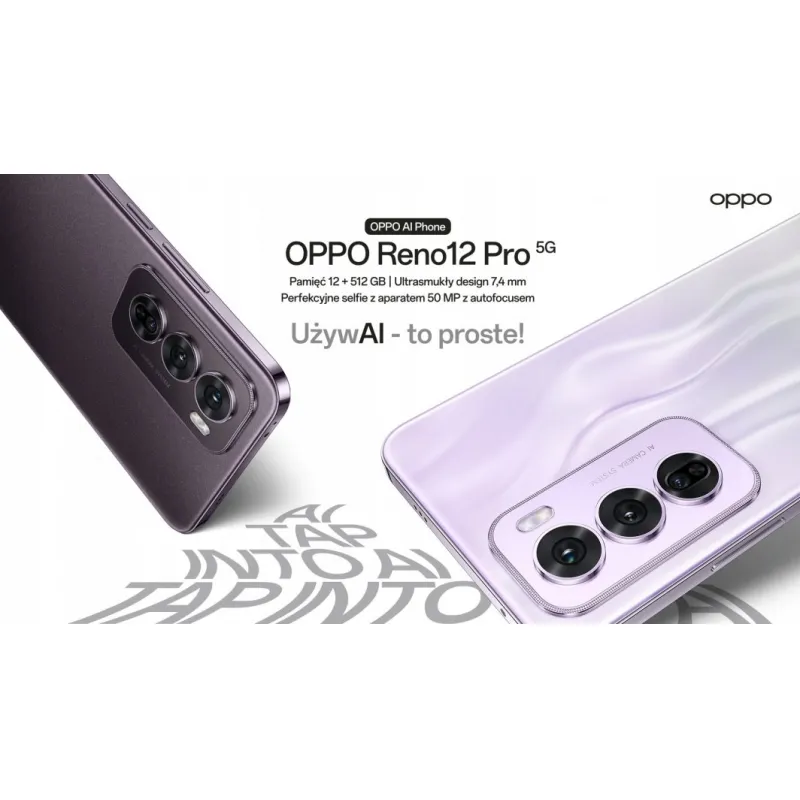 Smartfon Oppo Reno 12 Pro 12/512GB Czarny (CPH2629)