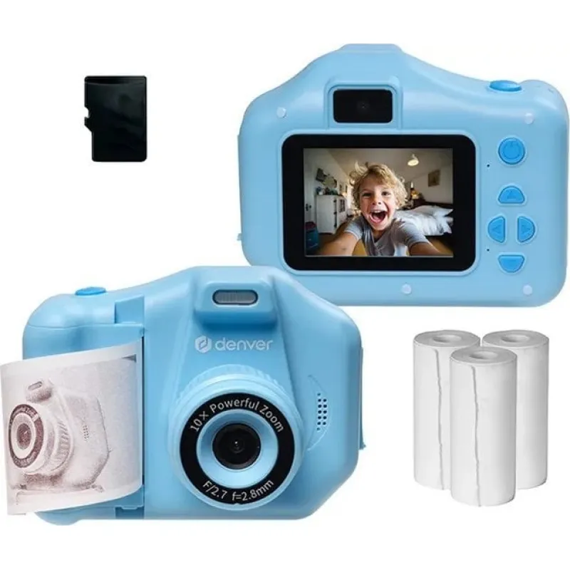 Aparat cyfrowy Denver Denver KPC-1370BU, Children''s digital camera, 249 g, Blue