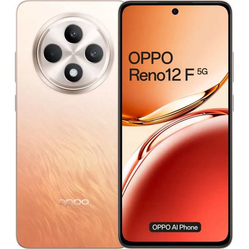 Smartfon Oppo Reno12 F 5G 8/256GB Pomarańczowy (110010233414)